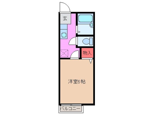 サンリッチハイツ牛久の物件間取画像